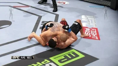 Lutadadores que ficaram menos tempo por baixo no chão no UFC
