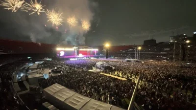 Maiores públicos em shows no Estádio do Morumbi