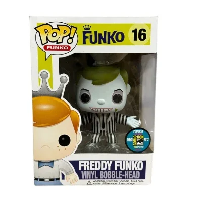 SDCC Freddy Funko como Beetlejuice (Brilha no Escuro - 2012): US$ 20.000