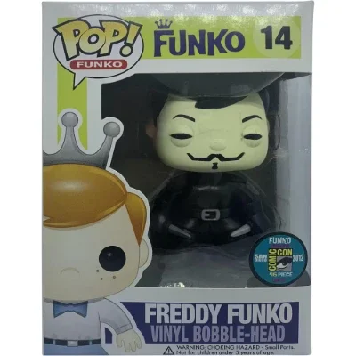 SDCC Freddy Funko como V (Metálico - 2012): US$ 24.000