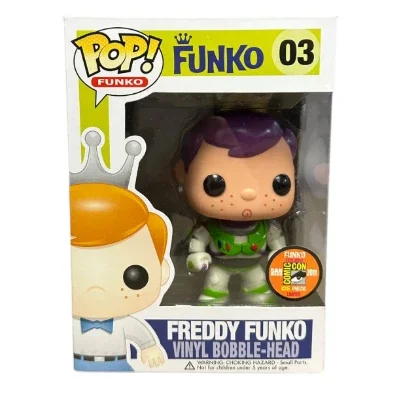 SDCC Freddy Funko como Buzz Lightyear (Brilha no Escuro - 2011): US$ 35.000