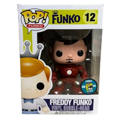 SDCC Freddy Funko como Homem de Ferro (Metálico - 2012): US$ 40.000