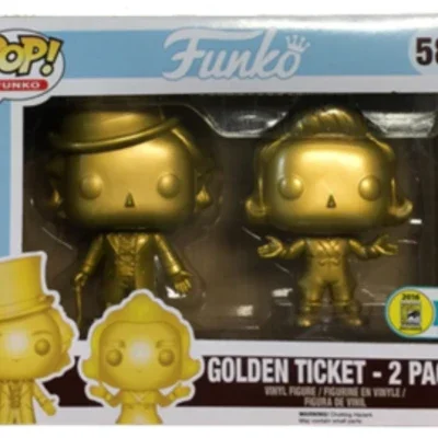 Willy Wonka e Oompa Loompa (Pacote com 2 Bilhetes Dourados - 2016) US$100.000
