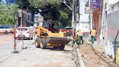 Obra nos arredores de casa
