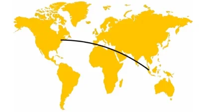 Nova York (JFK) – Singapura (SIN)
