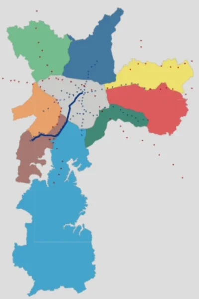6450-10 (Term. Bandeira / Term. Capelinha): Cerca de 45 km